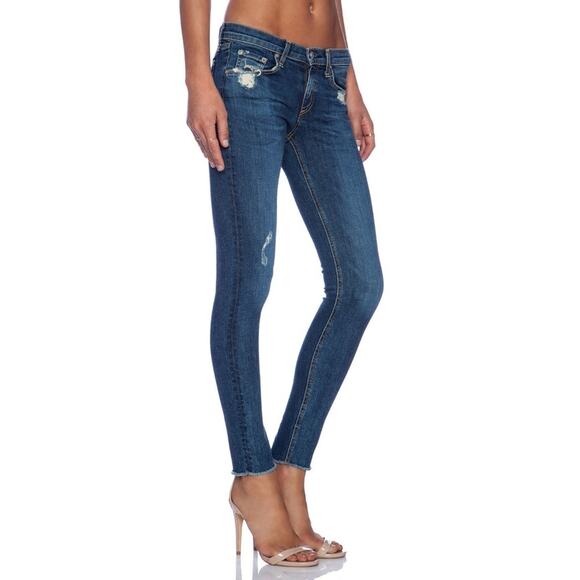 RAG & BONE Skinny La Paz Super Distressed Jeans 27 - Picture 8 of 8